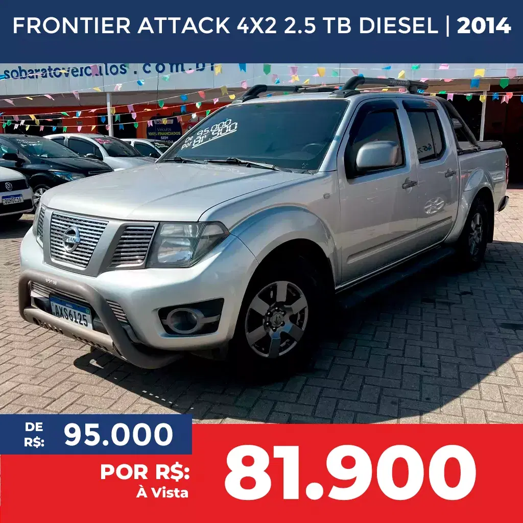 NISSAN Frontier - Frontier SV ATTACK CD 4x2 2.5 TB Diesel - 2014